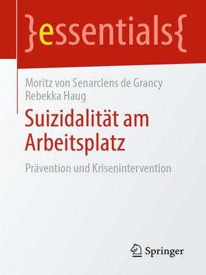 cover image of Suizidalität am Arbeitsplatz